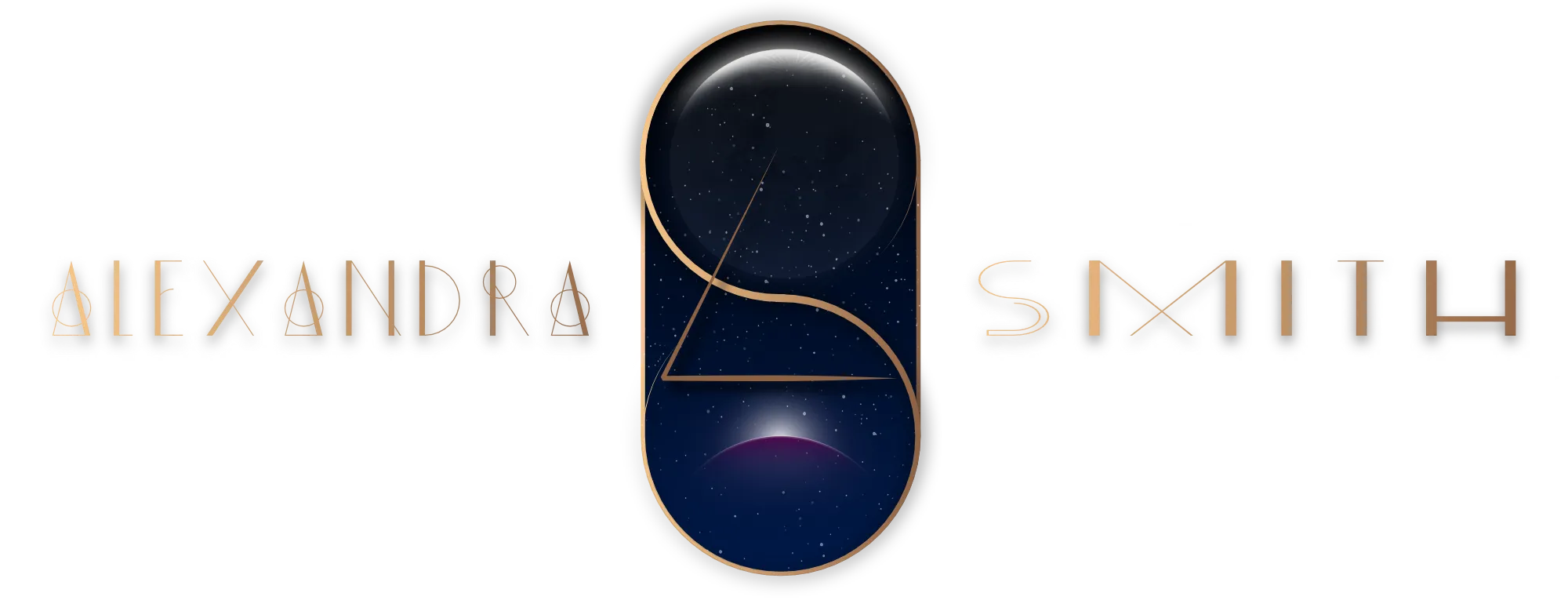 Logo with name, Alexandra Smith